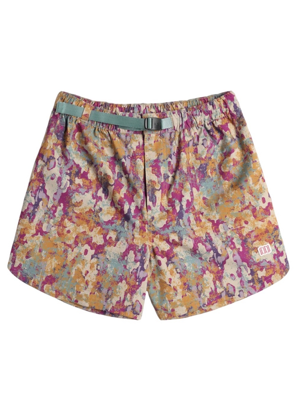Topo Designs Women’s River Purple Print Shorts XS